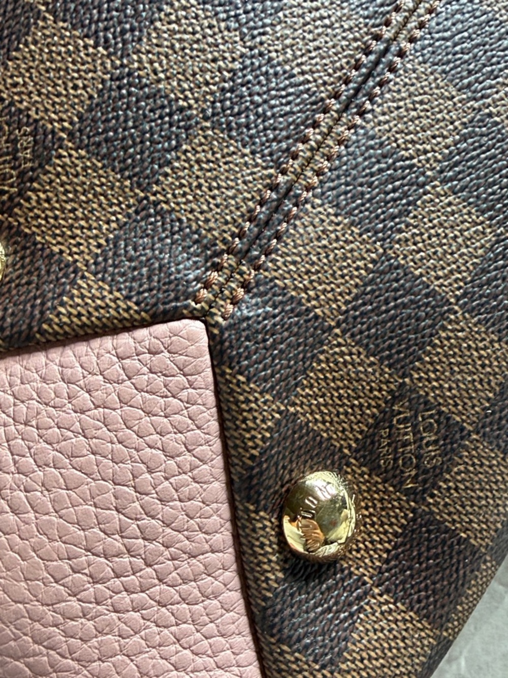 Louis Vuitton Brittany bag in Damier Ebène canvas - Picture 15 of 15